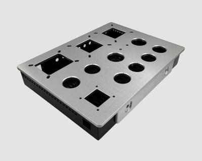 Customizable Pure Aluminum Chassis for High-Fidelity Tube Amplifiers