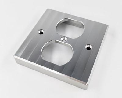 HIFI Audio Aluminum Wall Plate Connector Board Mount Plate