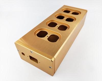 High-Performance Aluminum Profile Hi-Fi Power Socket Metal Shells